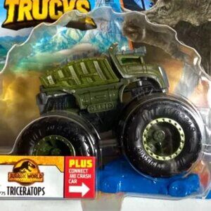 Hot Wheels Triceratops 51/75 HW Monster Trucks Dinosaur Toy Truck 1:64 NIP 2022